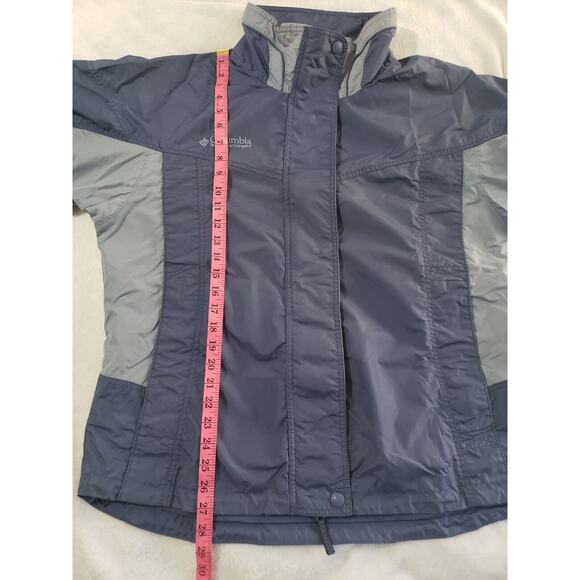 Columbia Core Interchange Jacket Women’s Size Large Blue  Windbreaker Shell Only - Picture 11 of 15